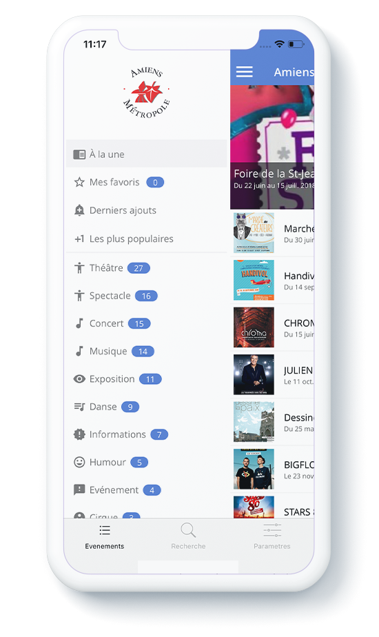 Mockup app agenda evenements 1